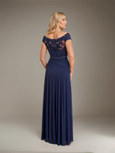 A-Line V-Neck Floor-Length Chiffon Mother of the Bride Dress